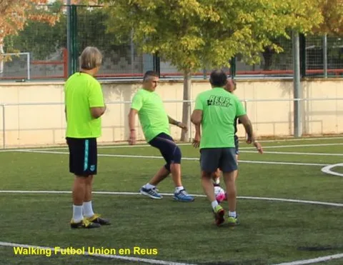 Preciosa jornada de Walking Futbol Union a Reus a la primera Olimpíada de gent gran
