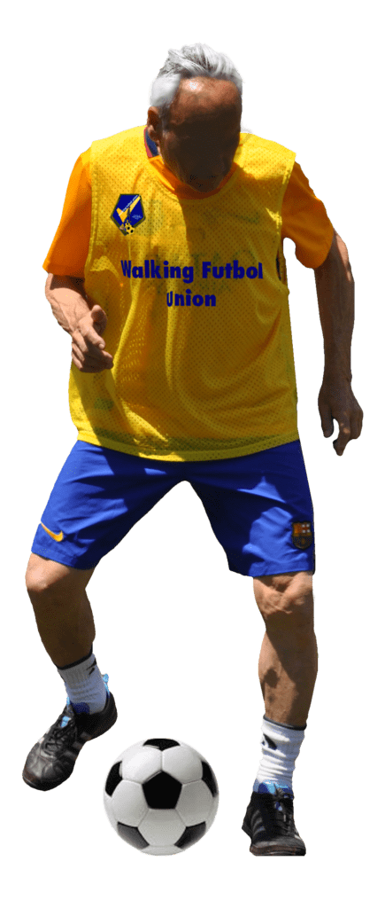 Un jugador de WABOL controla el balón caminando