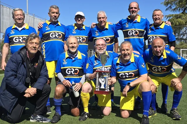 WABOL players posing with a trophy