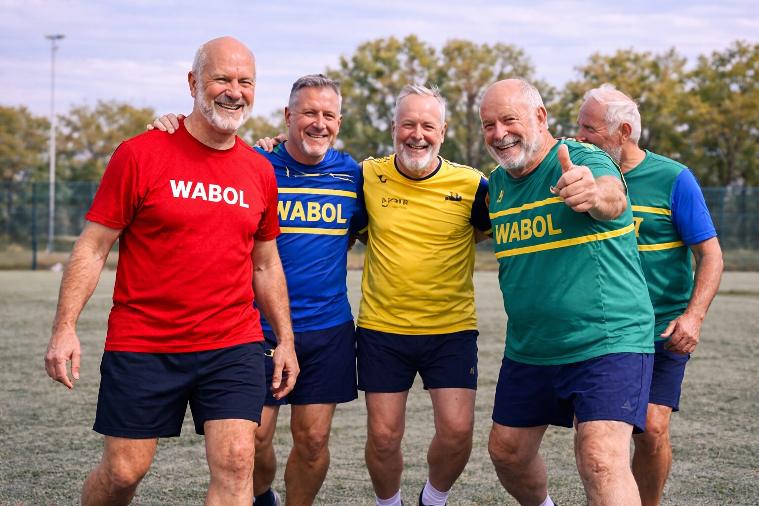 Participantes de WABOL reunidos en el campo